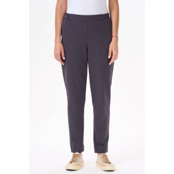 Брюки  женские       из футера       серые     