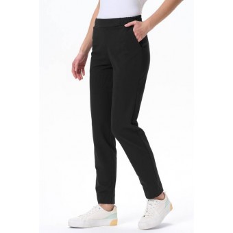 Брюки  женские       из футера       черные