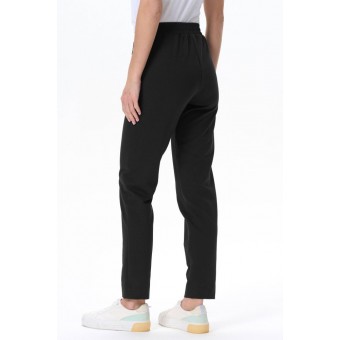 Брюки  женские       из футера       черные