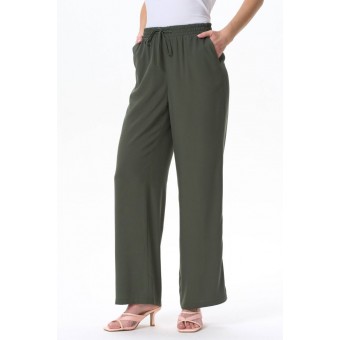 Брюки  женские       Штапель       зеленые