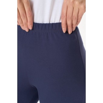 Бриджи  женские       трикотажные       синие     