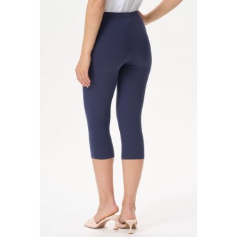 Бриджи  женские       трикотажные       синие     