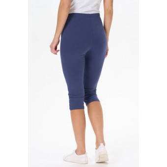 Бриджи  женские       трикотажные       синие     