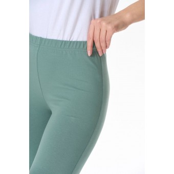 Бриджи  женские       трикотажные       зеленые     