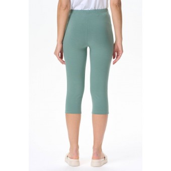 Бриджи  женские       трикотажные       зеленые     