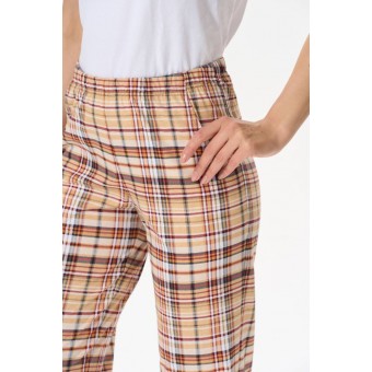 Брюки  женские       трикотажные       коричневые