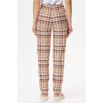 Брюки  женские       трикотажные       коричневые