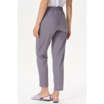 Брюки  женские       трикотажные       фиолетовые