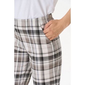 Брюки  женские       трикотажные       коричневые