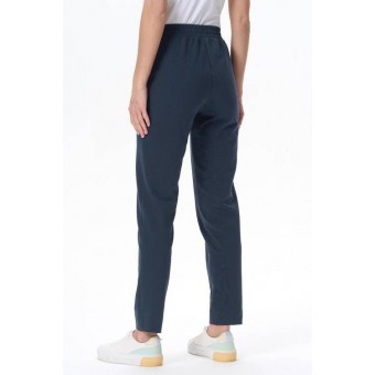 Брюки  женские       из футера       синие