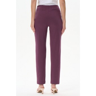 Брюки  женские       трикотажные       фиолетовые     