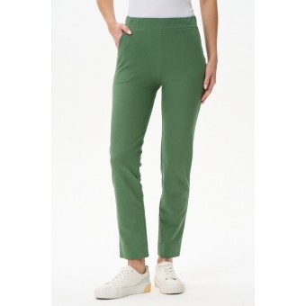 Брюки  женские       трикотажные       зеленые     