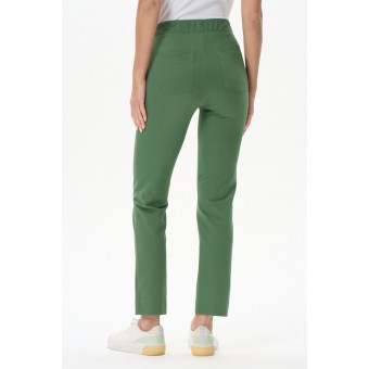 Брюки  женские       трикотажные       зеленые     