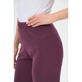 Брюки  женские       трикотажные       фиолетовые