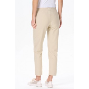 Брюки  женские       трикотажные       бежевые