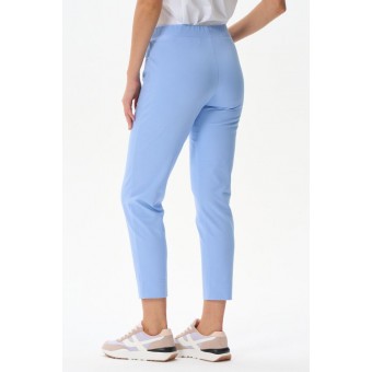 Брюки  женские       трикотажные       голубые