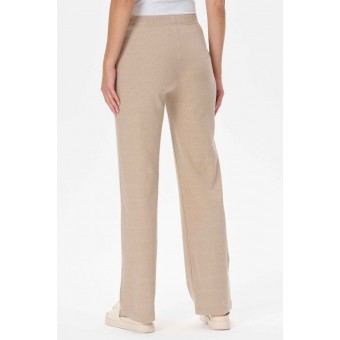 Брюки  женские       трикотажные       бежевые