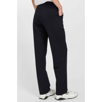 Брюки  женские       из футера       черные