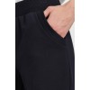Брюки женские из футера черные