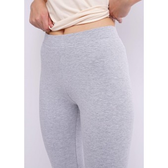 Лосины  женские       трикотажные       серые