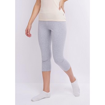 Лосины  женские       трикотажные       серые