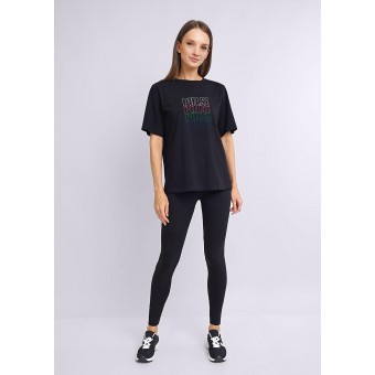 Лосины  женские       трикотажные       черные