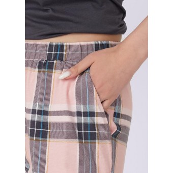 Брюки  женские       трикотажные       розовые