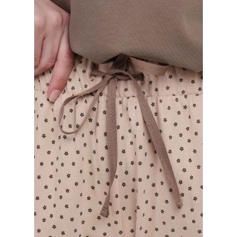 Брюки  женские       трикотажные       бежевые