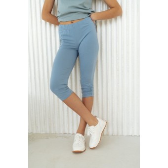 Лосины  женские       трикотажные       голубые
