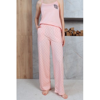 Брюки  женские       модал       Светло-розовый