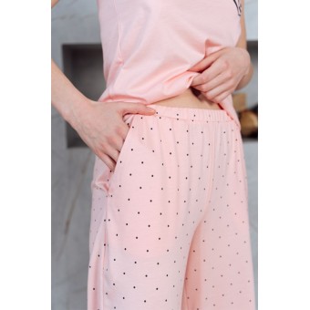 Брюки  женские       модал       Светло-розовый