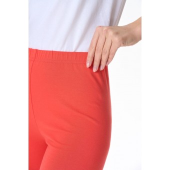 Бриджи  женские       трикотажные       красные