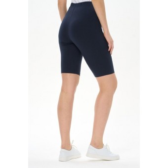 Бриджи  женские       трикотажные       синие     