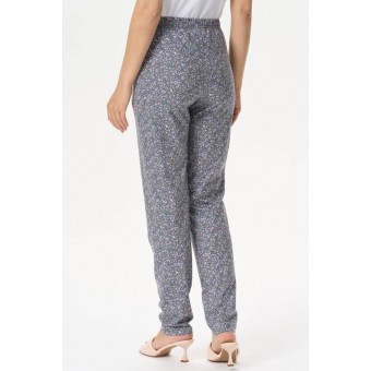 Брюки  женские       трикотажные       серые