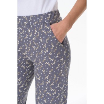 Брюки  женские       трикотажные       серые