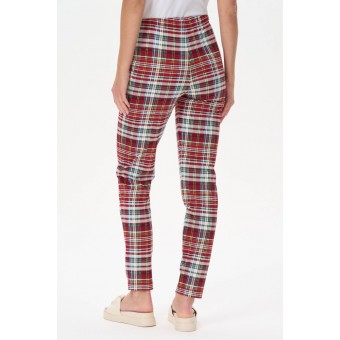 Брюки  женские       трикотажные       бордовые