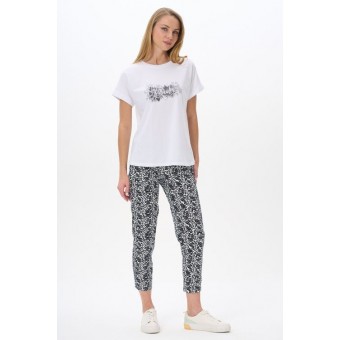 Брюки  женские       из кулирки       синие