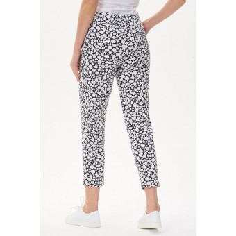 Брюки  женские       из кулирки       синие