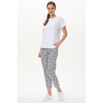 Брюки  женские       из кулирки       синие