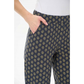 Брюки  женские       трикотажные       Темно-синий