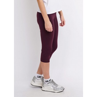 Лосины  женские       трикотажные       бордовые