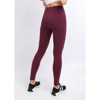 Лосины  женские       трикотажные       бордовые