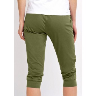 Бриджи  женские       трикотажные       хаки     