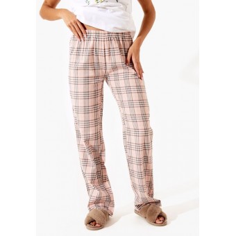 Брюки  женские       трикотажные       розовые     