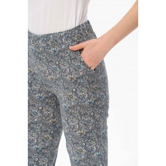 Брюки  женские       из кулирки       серые
