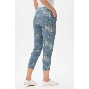 Брюки  женские       из кулирки       синие