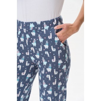 Брюки  женские       из кулирки       фиолетовые