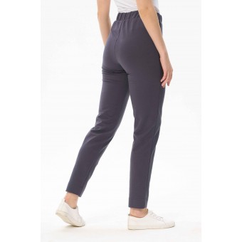 Брюки  женские       из футера       Темно-серый