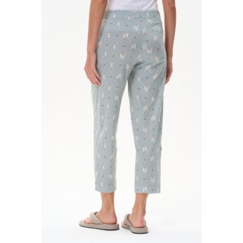 Брюки  женские       трикотажные       зеленые     