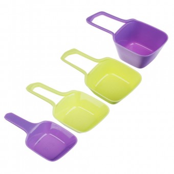 884-440 SATOSHI Малибу Набор мерных ложек 60мл, 80мл, 125мл, 250мл